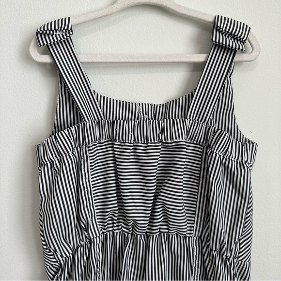 Habitual Girls Striped Jumpsuit Blue and White Size. 6X - Picture 6 of 7